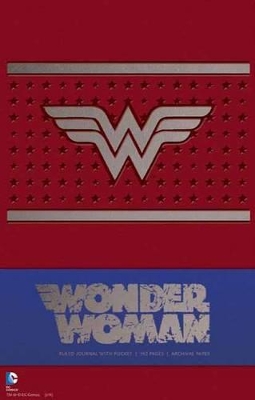 Cover of Wonder Woman Hardcover Ruled Journal