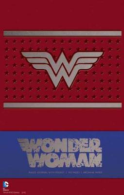 Book cover for Wonder Woman Hardcover Ruled Journal