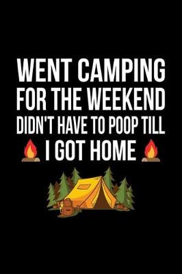 Book cover for Went Camping For The Weekend Don't Have To Poop Till I Got Home