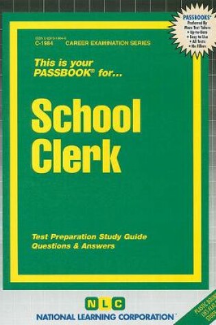 Cover of School Clerk