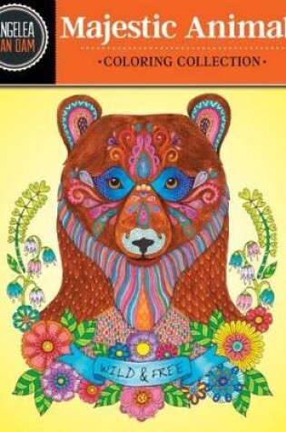Cover of Hello Angel Majestic Animals Coloring Collection