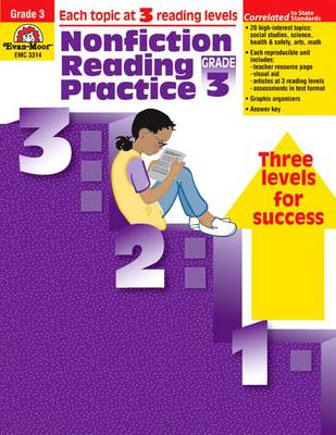 Book cover for Nonfiction Reading Practice Grade 3