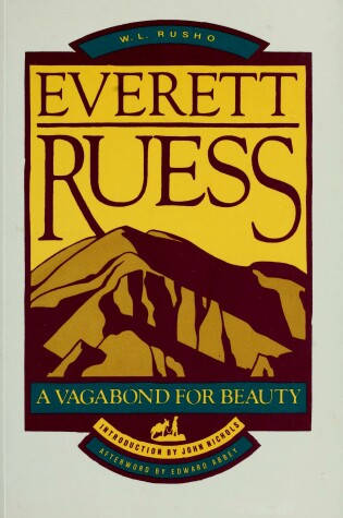 Cover of Everett Ruess, a Vagabond for Beauty