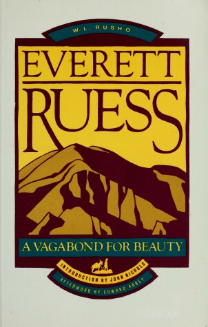 Book cover for Everett Ruess, a Vagabond for Beauty