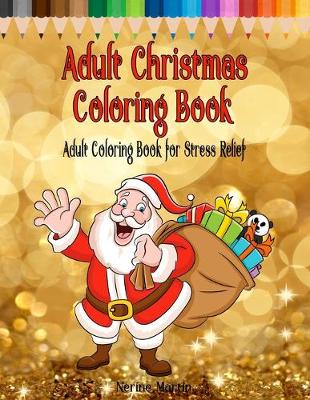 Book cover for Adult Christmas Coloring Book