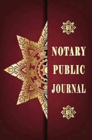 Cover of Notary Public Journal