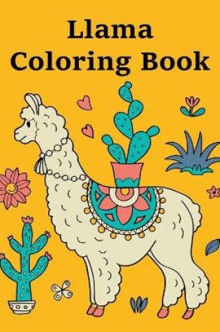 Cover of Llama Coloring Book