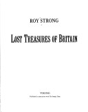 Book cover for Lost Treasures of Britain