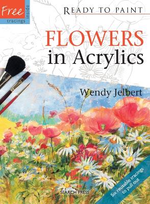 Book cover for Flowers in Acrylics