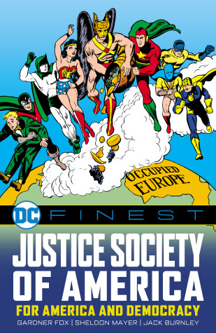 Book cover for DC Finest: Justice Society of America: For America and Democracy