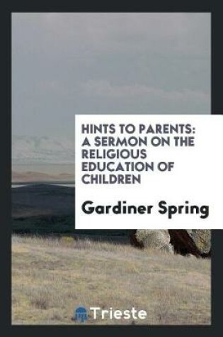 Cover of Hints to Parents