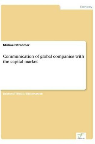 Cover of Communication of global companies with the capital market