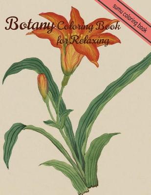 Book cover for Botany Coloring Book for Relaxing