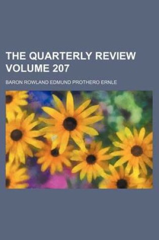 Cover of The Quarterly Review Volume 207