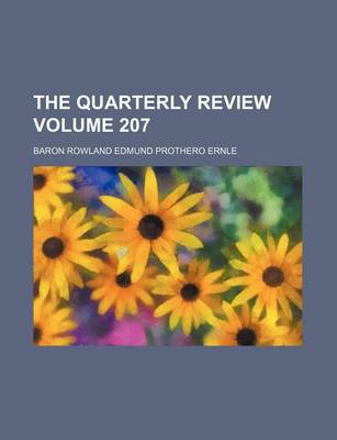 Book cover for The Quarterly Review Volume 207