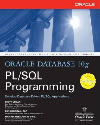 Book cover for Oracle Database 10g PL/SQL Programming