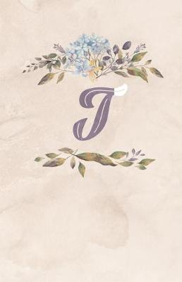 Book cover for Vintage Floral Monogram Journal - T
