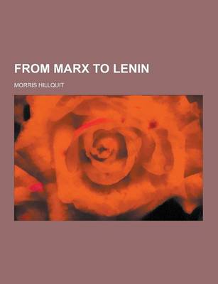 Book cover for From Marx to Lenin