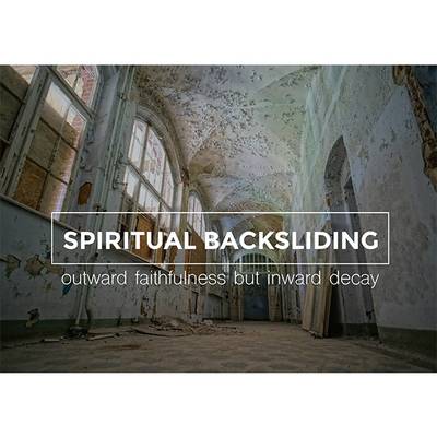 Book cover for Spiritual Backsliding