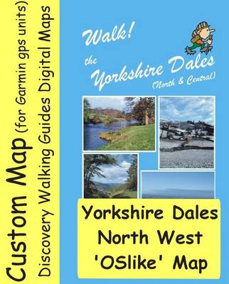 Book cover for Yorkshire Dales North West OSlike Custom Map