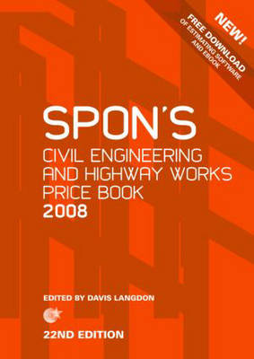 Book cover for Spon's Civil Engineering and Highway Works Price Book 2008