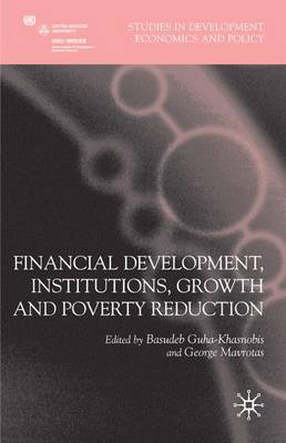 Book cover for Financial Development, Institutions, Growth and Poverty Reduction