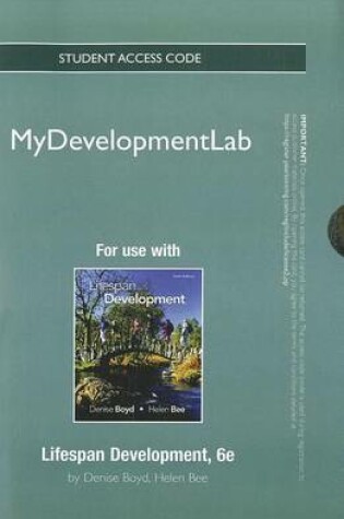 Cover of NEW MyLab Human Development -- Standalone Access Card -- for Lifespan Development