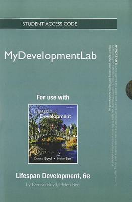 Book cover for NEW MyLab Human Development -- Standalone Access Card -- for Lifespan Development