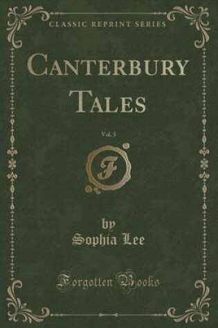 Cover of Canterbury Tales, Vol. 3 (Classic Reprint)