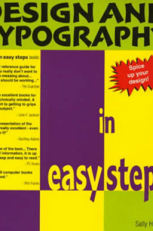 Cover of Design and Typography in Easy Steps