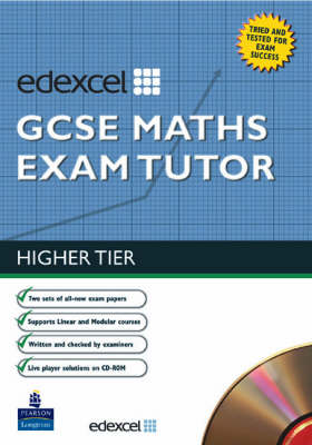 Book cover for Edexcel GCSE Maths Exam Tutor: Higher (Workbook and CD-ROM)