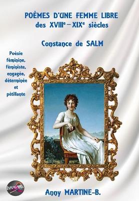 Book cover for POÈMES D'UNE FEMME LIBRE des XVIIIe-XIXe siècles, Constance de SALM