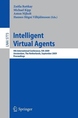 Cover of Intelligent Virtual Agents