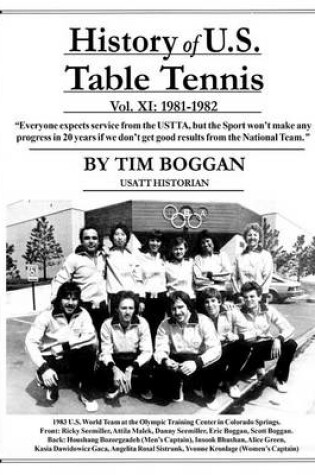 Cover of History of U.S. Table Tennis Volume 11