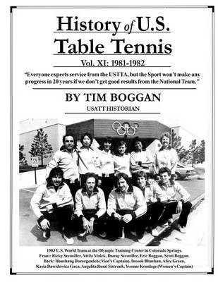 Cover of History of U.S. Table Tennis Volume 11