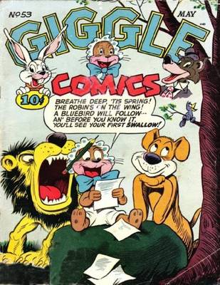 Book cover for Giggle Comics Number 53 Humor Comic Book