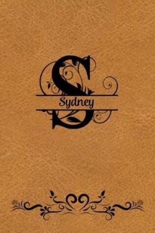 Cover of Split Letter Personalized Journal - Sydney