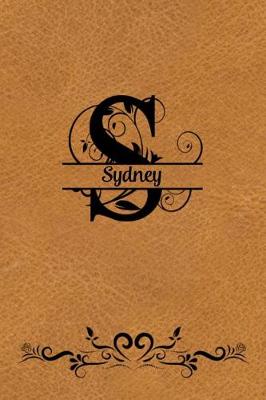 Book cover for Split Letter Personalized Journal - Sydney