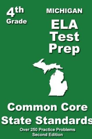 Cover of Michigan 4th Grade ELA Test Prep