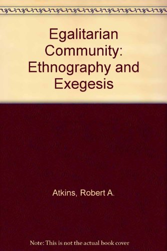 Book cover for Egalitarian Community