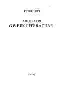 Book cover for A History of Greek Literature