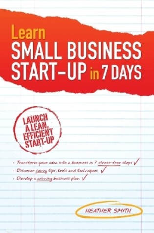 Cover of Learn Small Business Startup in 7 Days