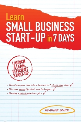 Book cover for Learn Small Business Startup in 7 Days