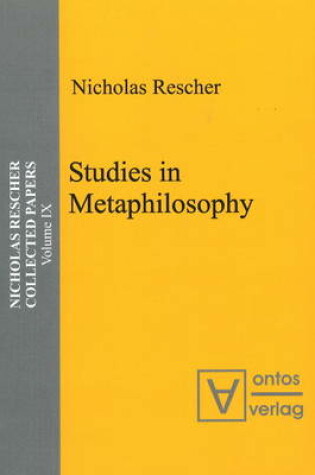 Cover of Studies in Metaphilosophy