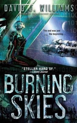 Book cover for The Burning Skies