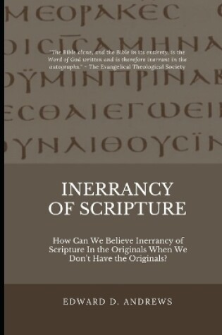 Cover of Inerrancy of Scripture