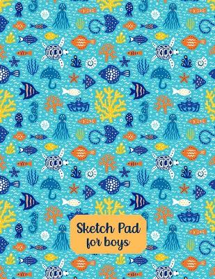Book cover for Sketch pad for boys