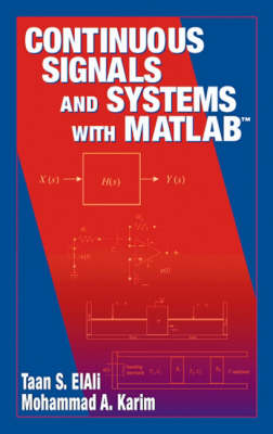 Book cover for Continuous Signals and Systems with MATLAB