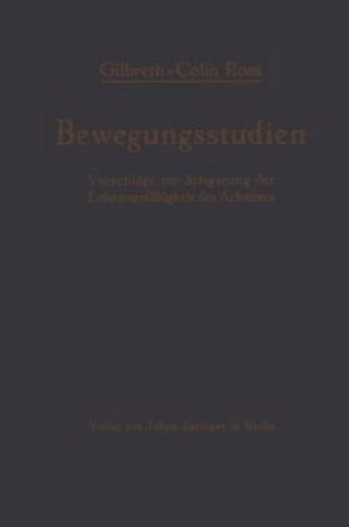Cover of Bewegungsstudien