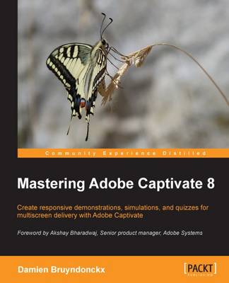 Book cover for Mastering Adobe Captivate 8